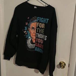 ruth bader ginsburg crew neck